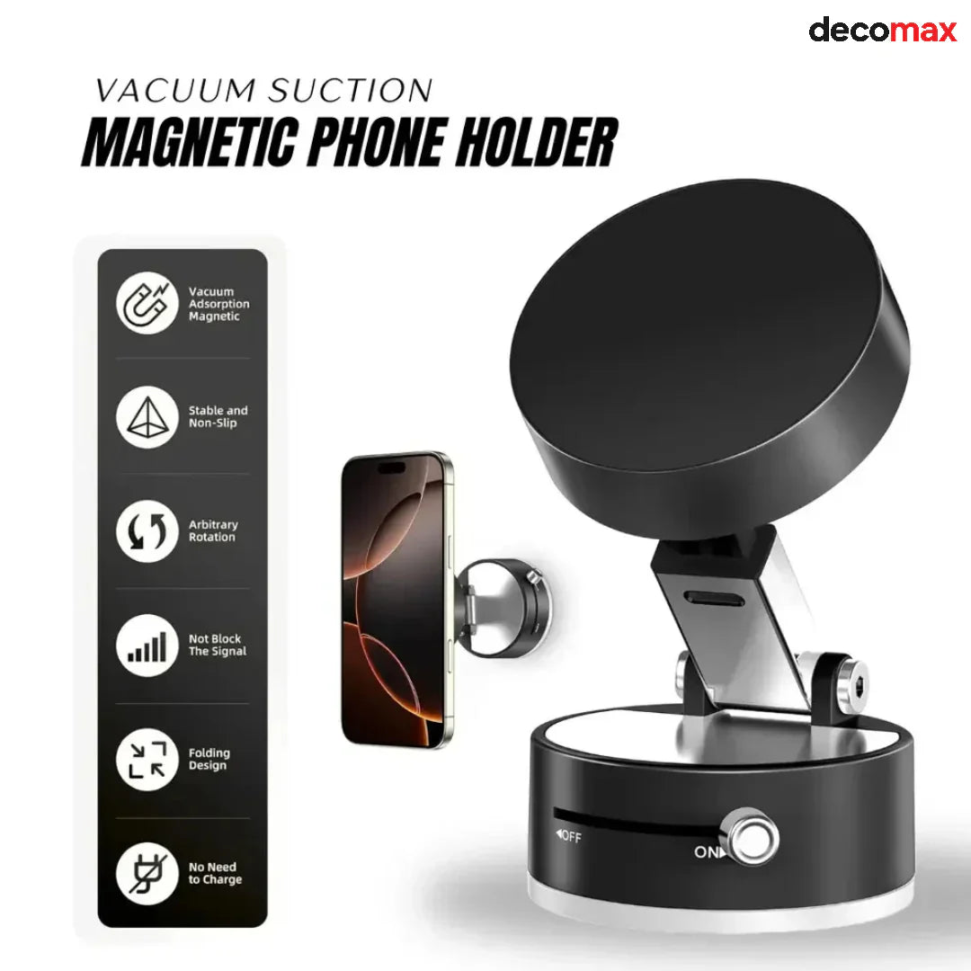Vacuum Magnetic Suction Phone Holder